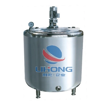 Stainless Steel Sanitary Steam Electric Heating and Cooling Double Jacketed Aging Fermentation Reactor Mixing Balance Buffer Fermenter Fermentor Storage Tank